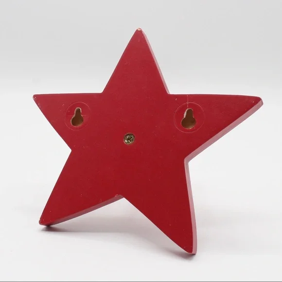 Pottery Barn Kids Red Wooden Star Peg Hanger - Picture 3 of 5